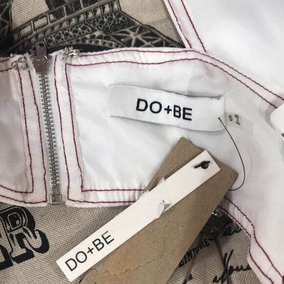 DO + BE Crossover Wrap Crop Top - Picture 4 of 8